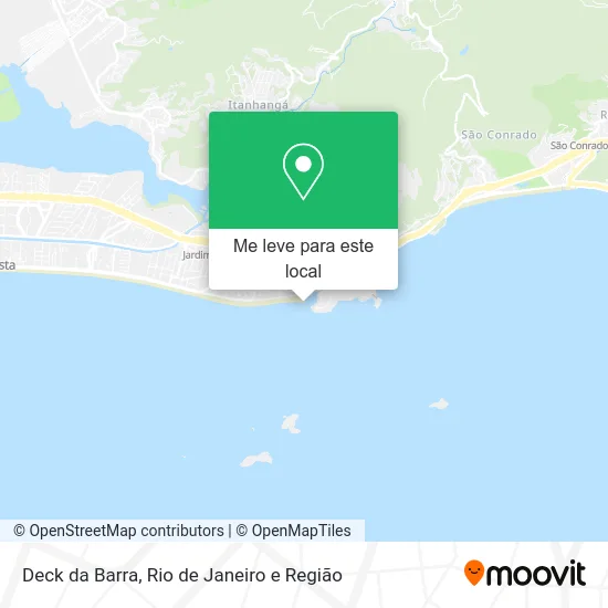 Deck da Barra mapa
