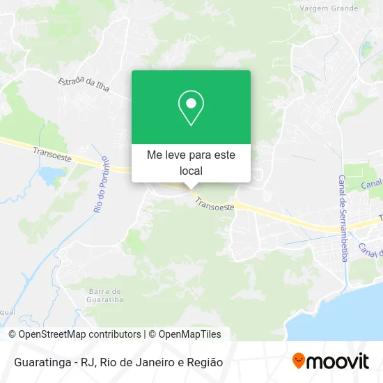 Guaratinga - RJ mapa
