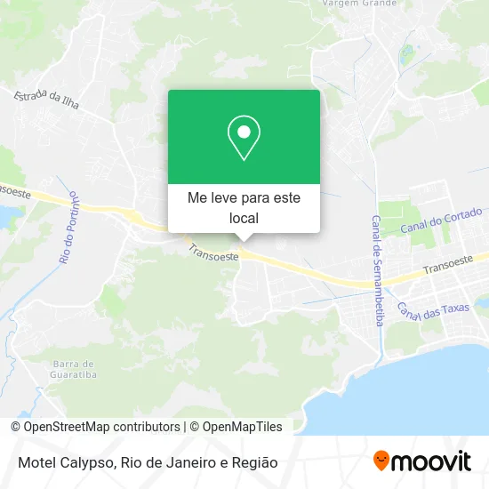 Motel Calypso mapa