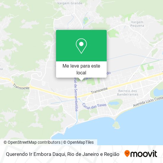 Querendo Ir Embora Daqui mapa