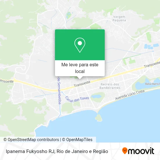 Ipanema Fukyosho RJ mapa