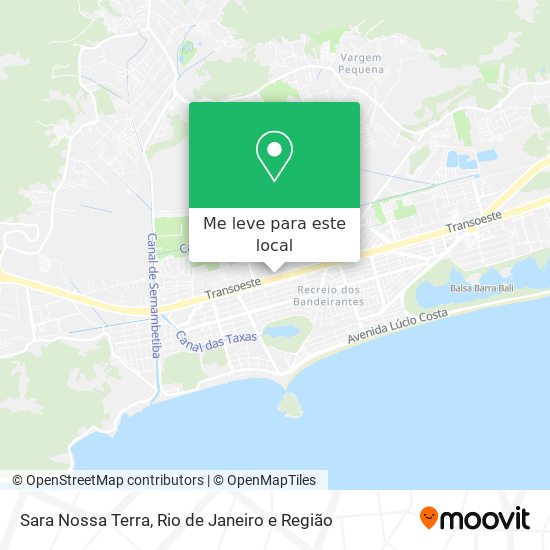 Sara Nossa Terra mapa