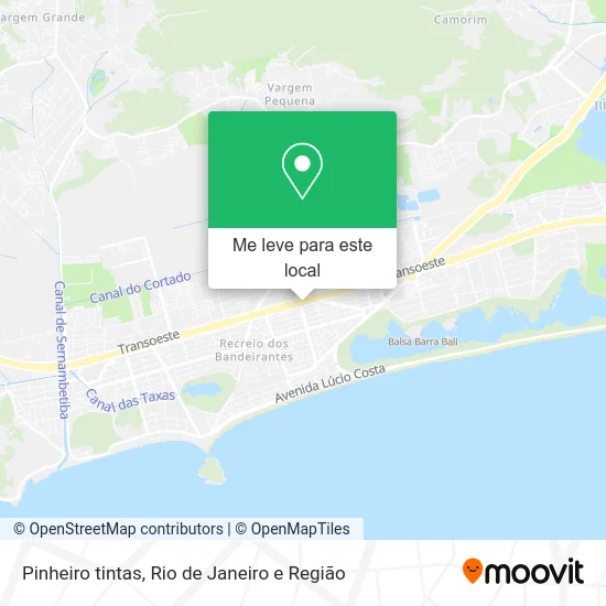 Pinheiro tintas mapa