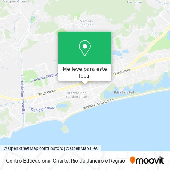Centro Educacional Criarte mapa