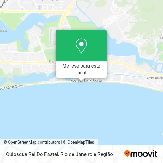 Quiosque Rei Do Pastel mapa