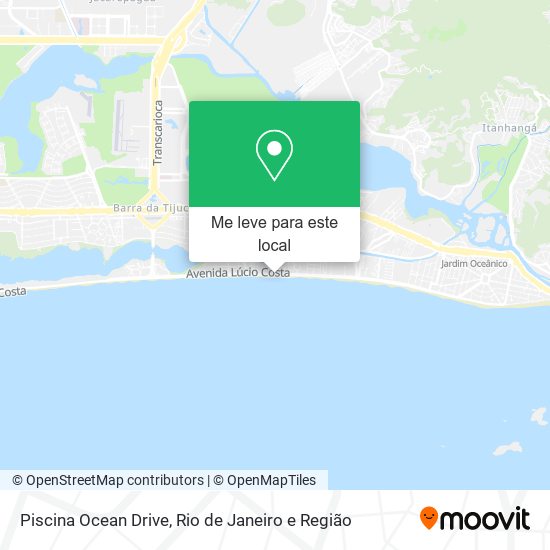 Piscina Ocean Drive mapa
