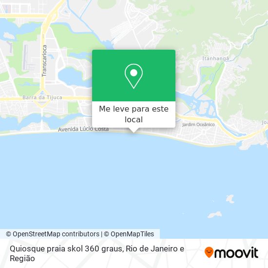 Quiosque praia skol 360 graus mapa