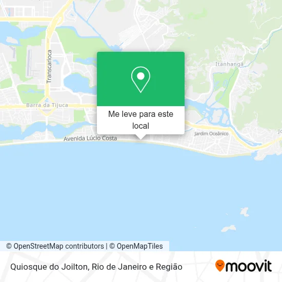 Quiosque do Joilton mapa
