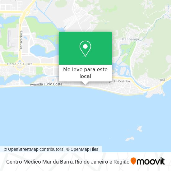 Centro Médico Mar da Barra mapa