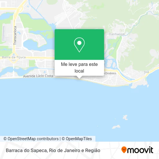 Barraca do Sapeca mapa