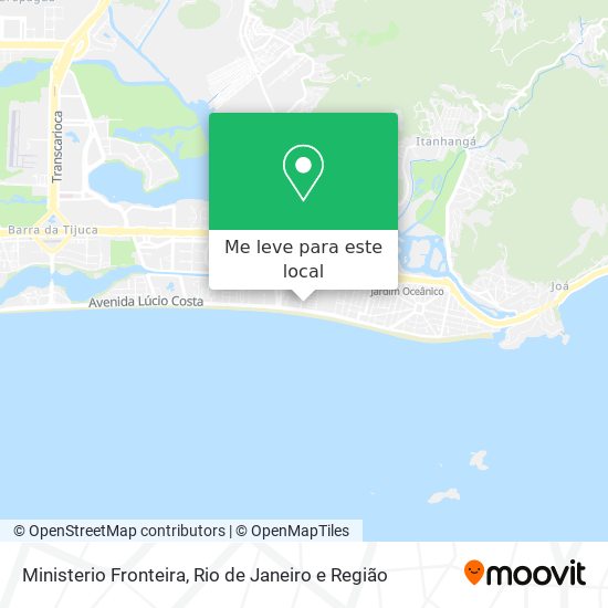 Ministerio Fronteira mapa