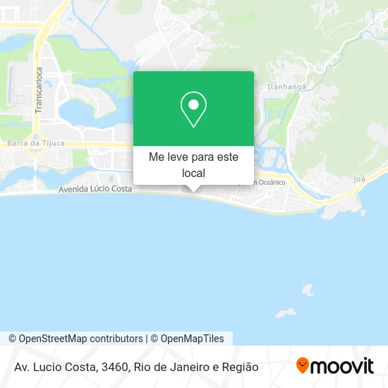Av. Lucio Costa, 3460 mapa