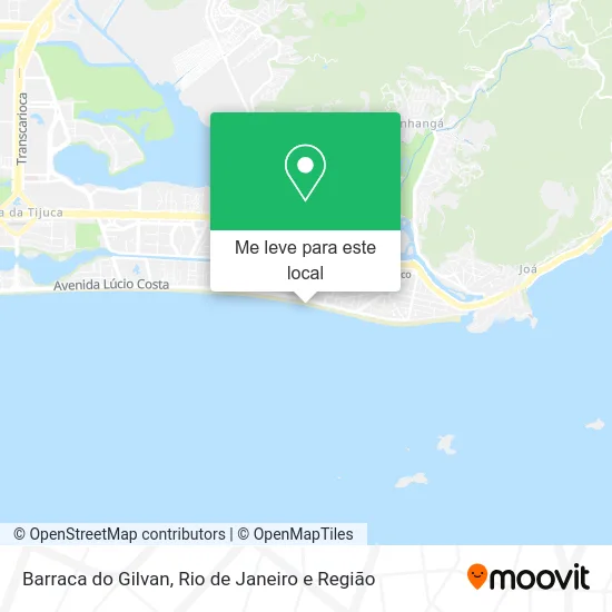Barraca do Gilvan mapa