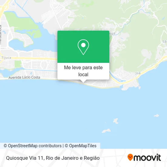Quiosque Via 11 mapa