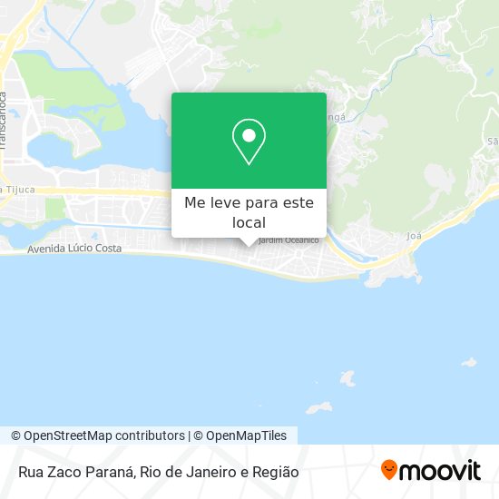 Rua Zaco Paraná mapa
