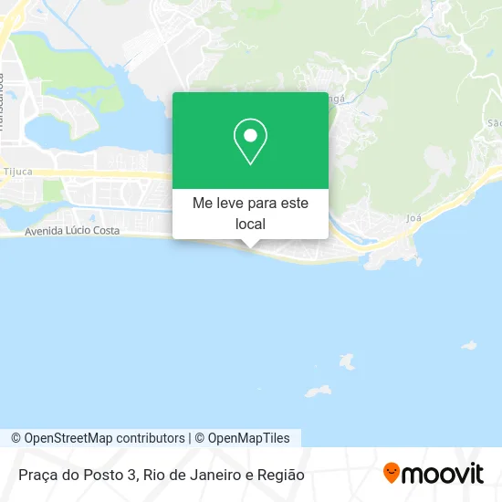 Praça do Posto 3 mapa