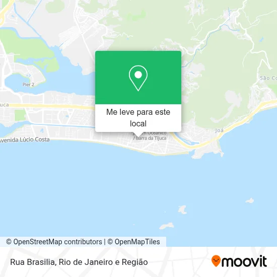 Rua Brasilia mapa
