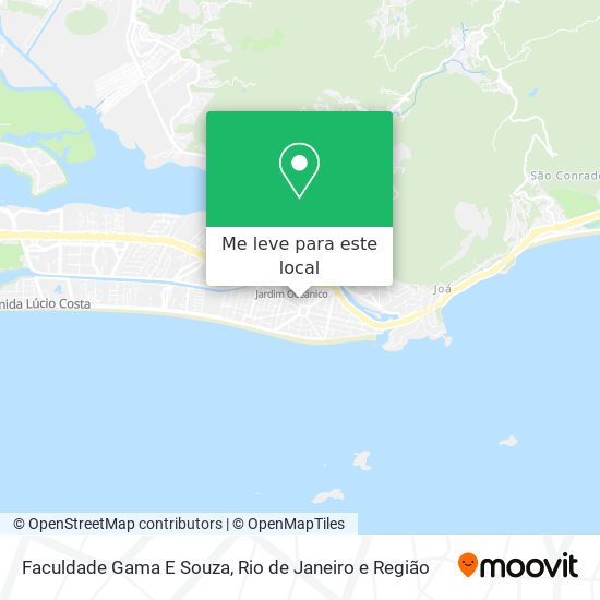 Faculdade Gama E Souza mapa