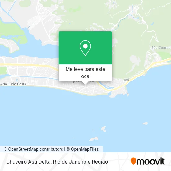 Chaveiro Asa Delta mapa