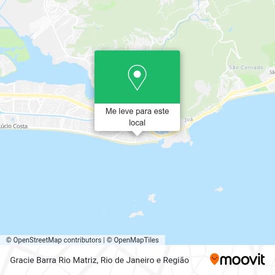 Gracie Barra Rio Matriz mapa