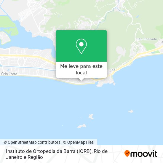 Instituto de Ortopedia da Barra (IORB) mapa