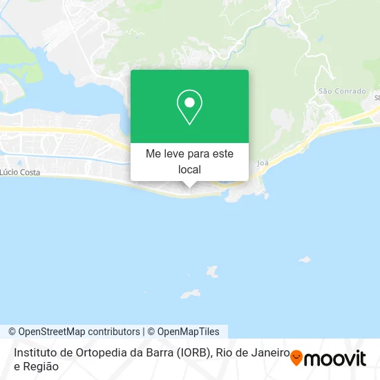 Instituto de Ortopedia da Barra (IORB) mapa