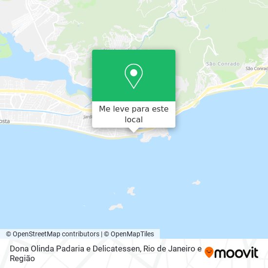 Dona Olinda Padaria e Delicatessen mapa