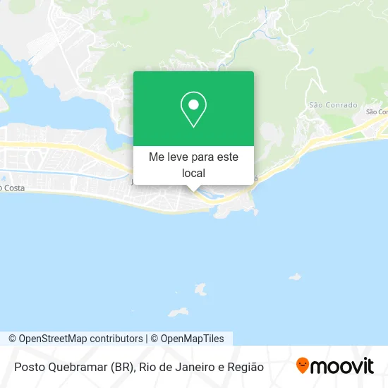 Posto Quebramar (BR) mapa