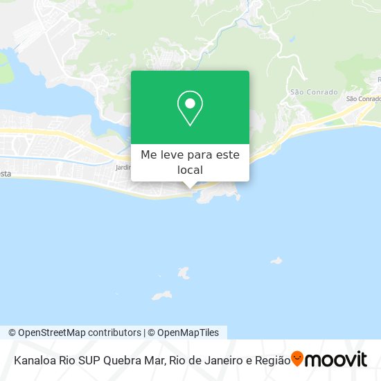 Kanaloa Rio SUP Quebra Mar mapa