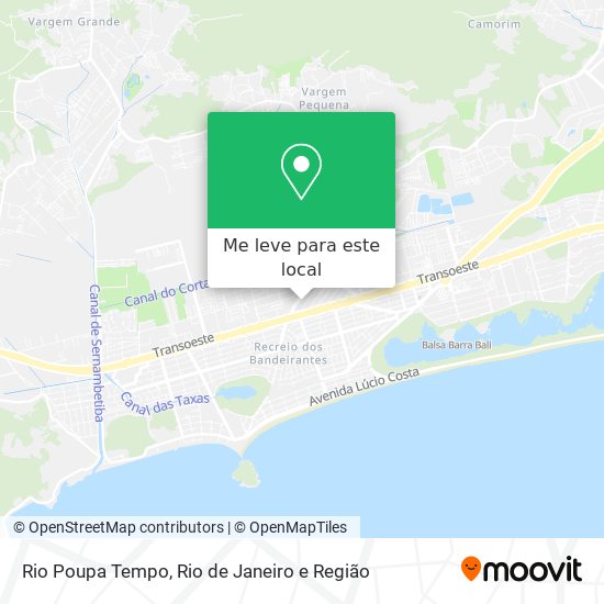 Rio Poupa Tempo mapa