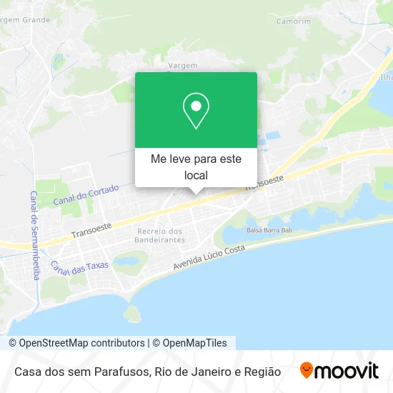 Casa dos sem Parafusos mapa