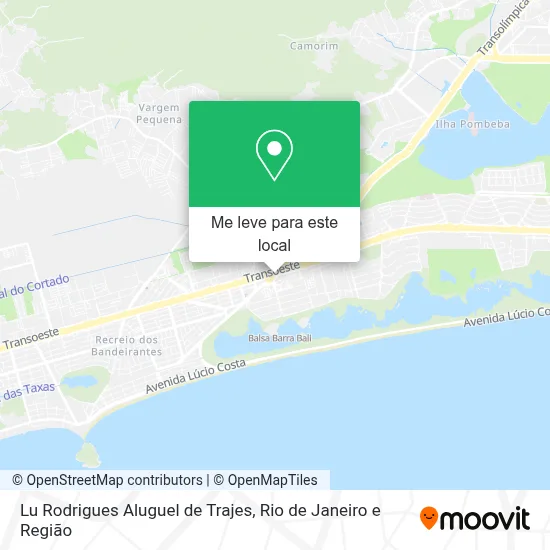Lu Rodrigues Aluguel de Trajes mapa