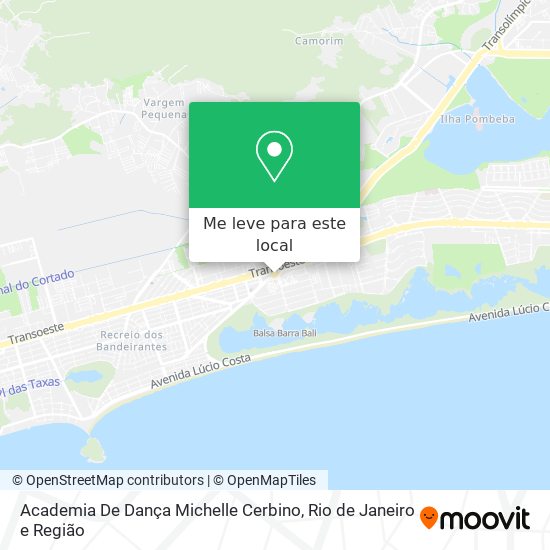 Academia De Dança Michelle Cerbino mapa