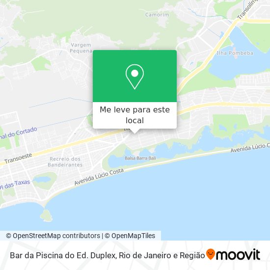 Bar da Piscina do Ed. Duplex mapa