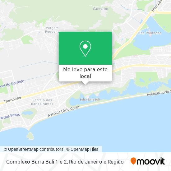 Complexo Barra Bali 1 e 2 mapa