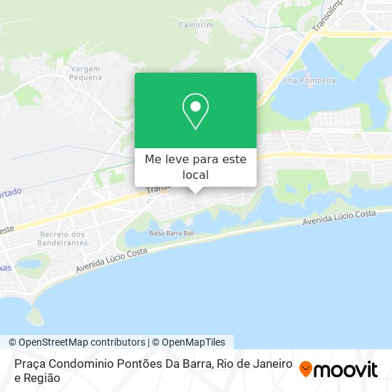 Praça Condominio Pontões Da Barra mapa