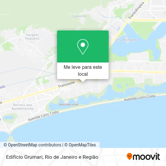 Edifício Grumari mapa