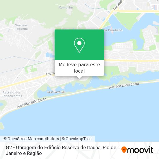 G2 - Garagem do Edifício Reserva de Itaúna mapa
