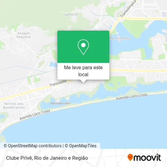 Clube Privê mapa