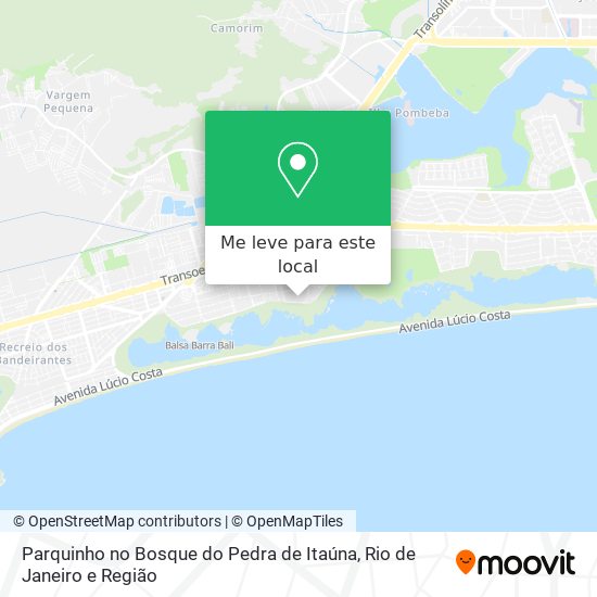 Parquinho no Bosque do Pedra de Itaúna mapa