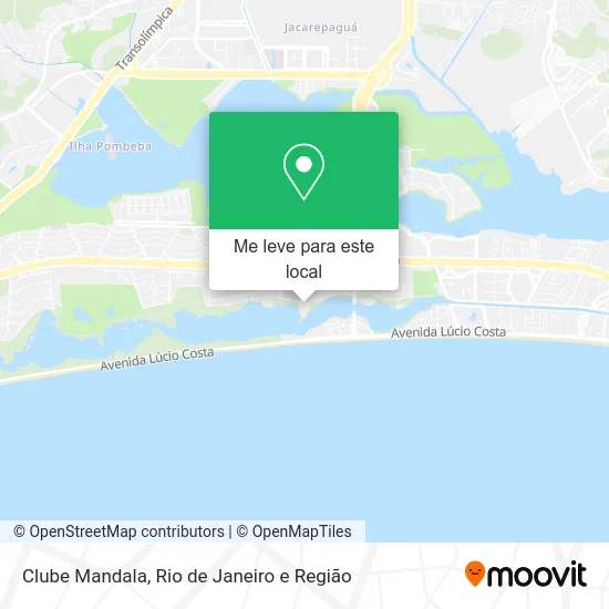 Clube Mandala mapa