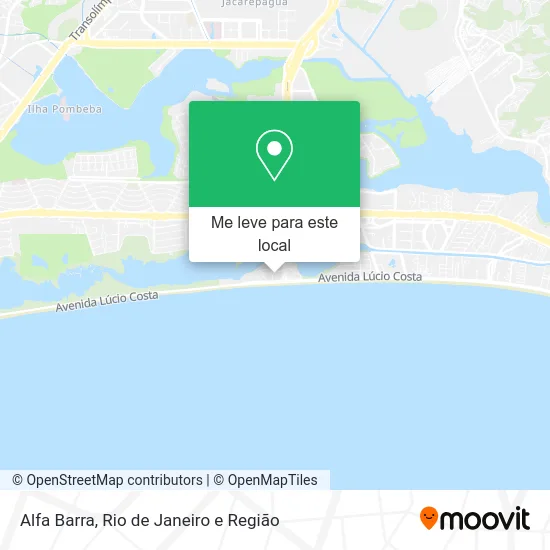 Alfa Barra mapa