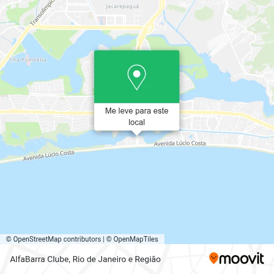 AlfaBarra Clube mapa