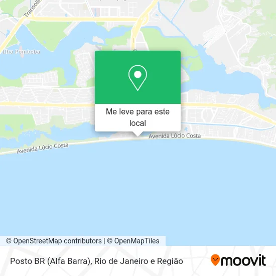 Posto BR (Alfa Barra) mapa