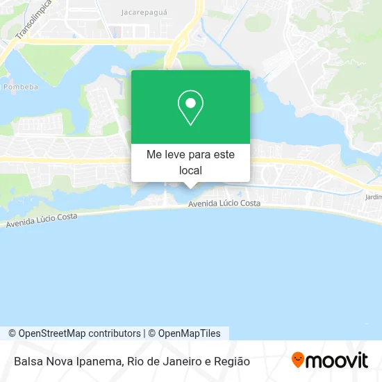 Balsa Nova Ipanema mapa