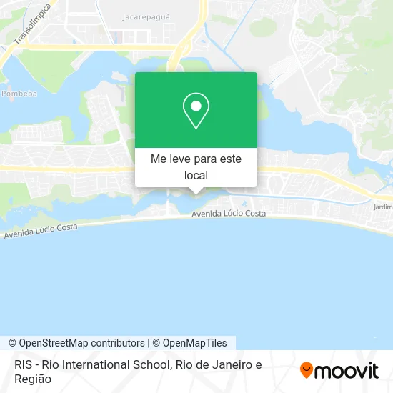 RIS - Rio International School mapa
