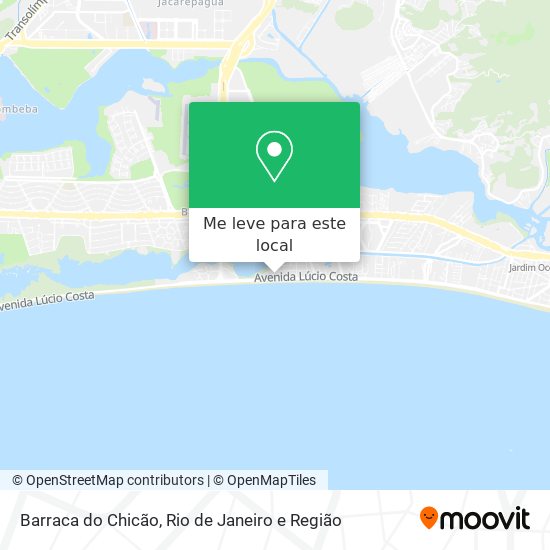 Barraca do Chicão mapa