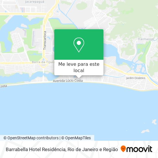 Barrabella Hotel Residência mapa