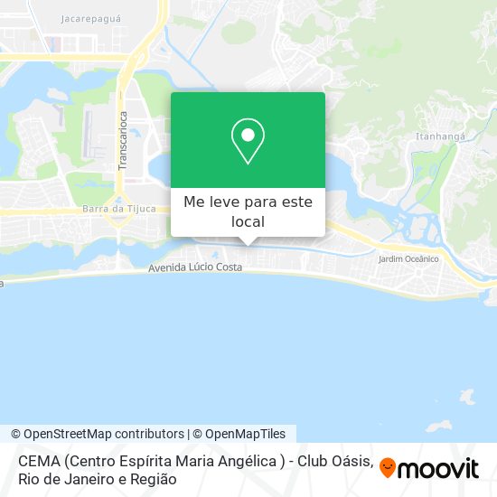 CEMA (Centro Espírita Maria Angélica ) - Club Oásis mapa