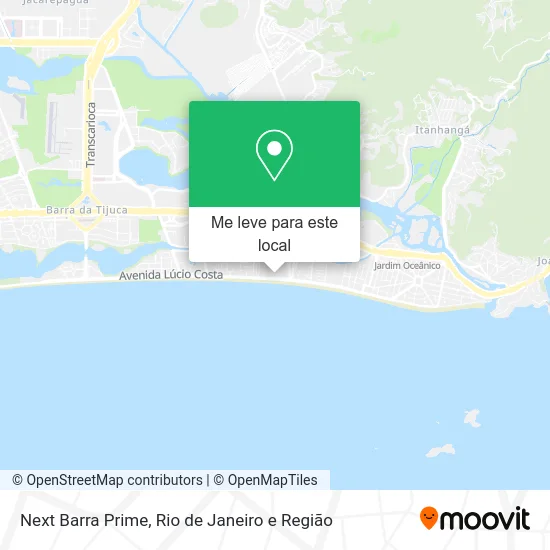 Next Barra Prime mapa